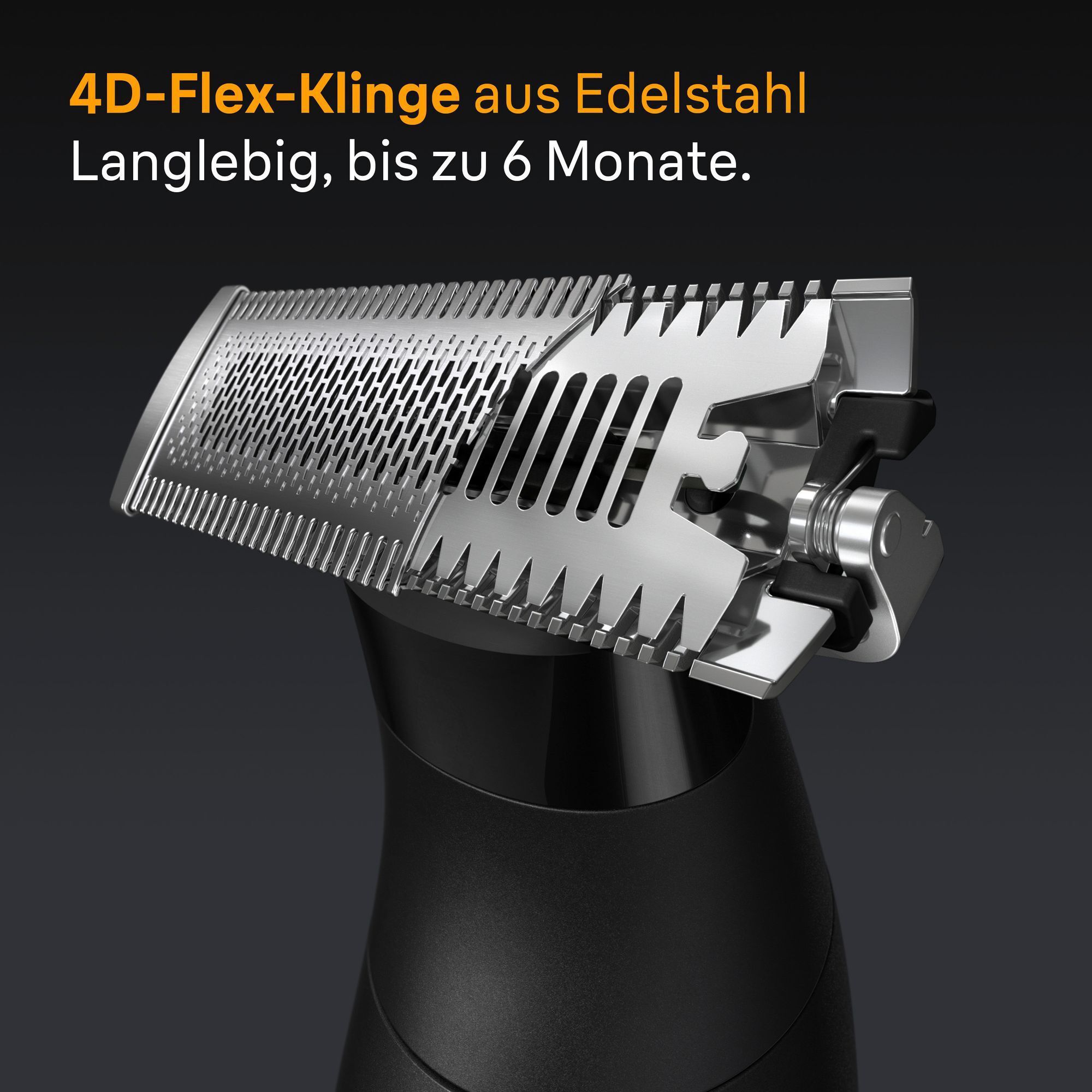 Braun Series XT Grooming-Set für Männer mit 4D-Flex-Klinge aus Edelstahl