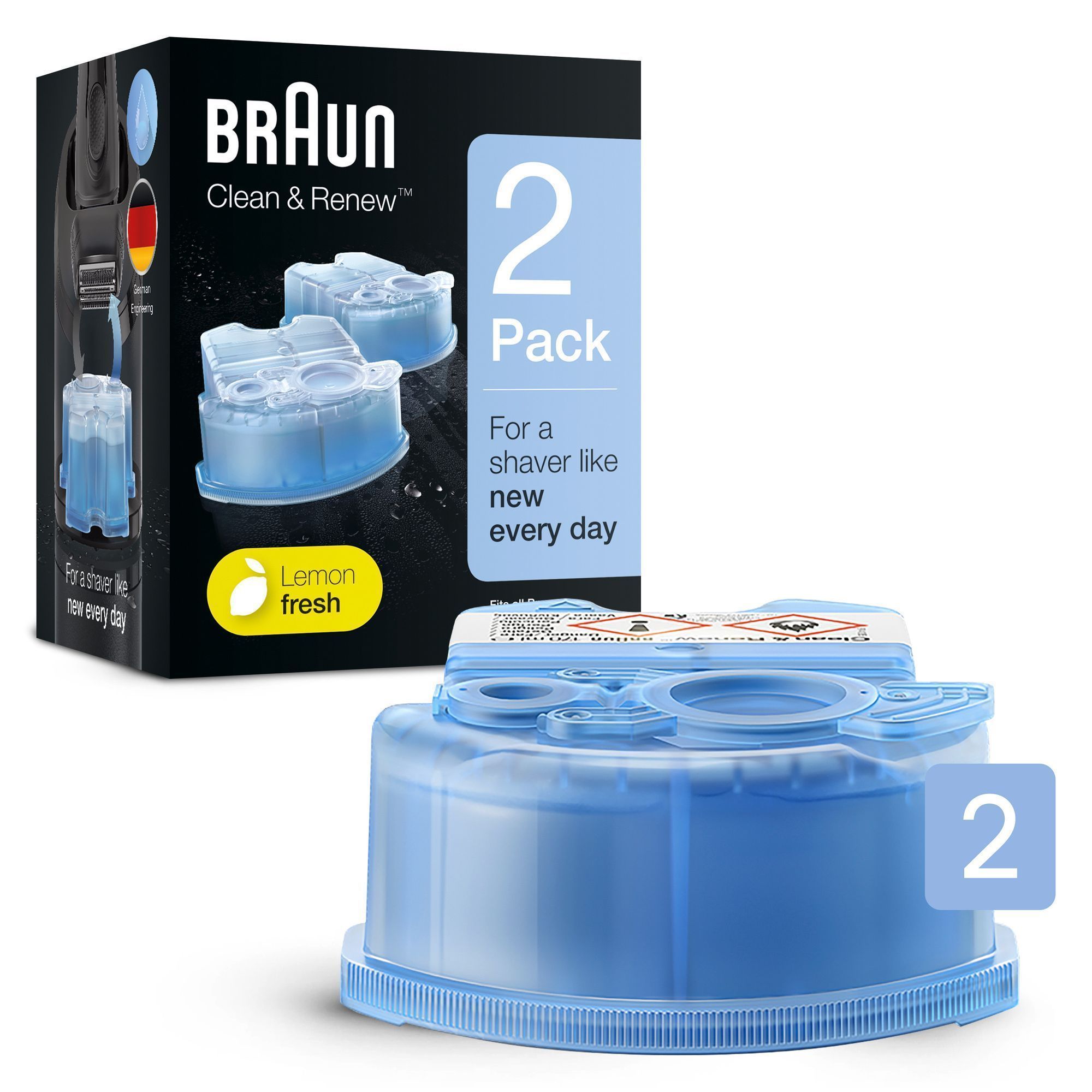 #CCR2 80712509 - Reinigungskartusche Artikel-Nr.: CC-System Braun (2er-Pack)