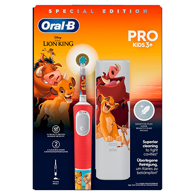 Oral-B Vitality Zahnbürste Pro 103 Kids König der Löwen m. Reiseetui