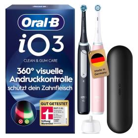 iO3n Zahnbürste Duo Matt Black/Blush Pink