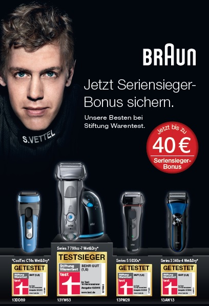 Braun Series 7 799cc-6 für 180€ - Rasierer mit Reinigungsstation