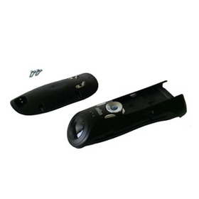 Braun Gehäuse, matt schwarz, 3 LED,