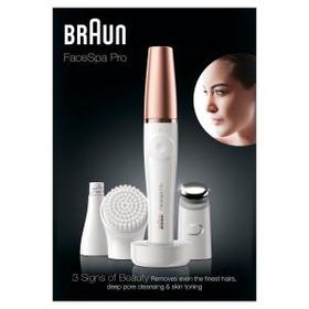 Braun #FaceSpa Pro 911, weiß/bronze mit 3 Extras