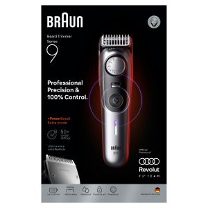 Braun Series 9 Sport Beard Trimmer BT9520 - Audi Revolut F1 Editionatin Chrome