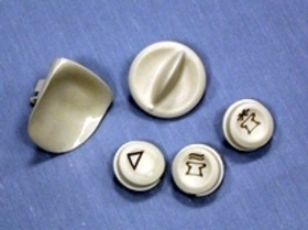 kenwood Set Drehknöpfe /CARRIAGE/ TIMER KNOB