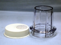 kenwood Glas u. Deckel zu Gewürzmühle, lichtgrau