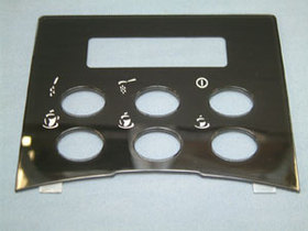 Saeco #Frontblende sz-grau beschrift. RD+