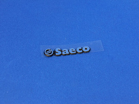 Saeco Logo Saeco silber, selbstkl.