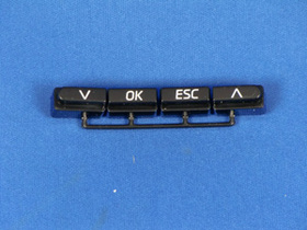 Saeco Abdeckung Funktionstasten Display schwarz